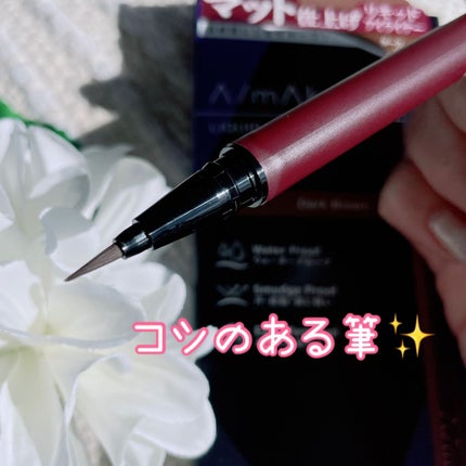 エーメイク マットリキッドアイライナー /A/mAke/リキッドアイライナーを使ったクチコミ(2枚目)