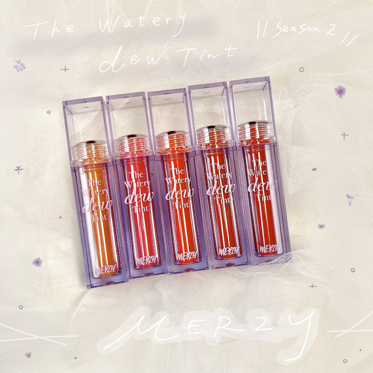 ザ ウォータリーデューティント/MERZY/リップティントを使ったクチコミ（1枚目）