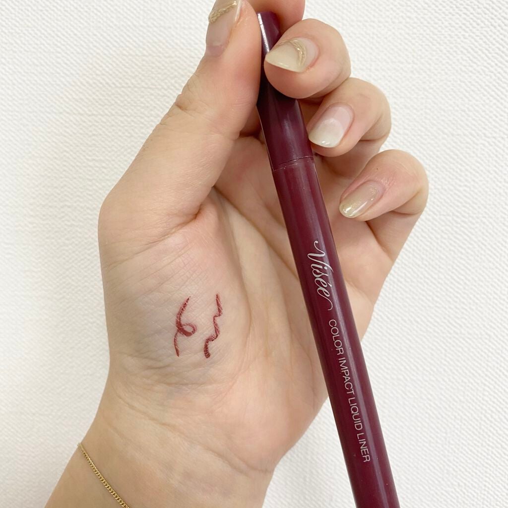 カラーインパクト リキッドライナー/Visée/リキッドアイライナーを使ったクチコミ(2枚目)