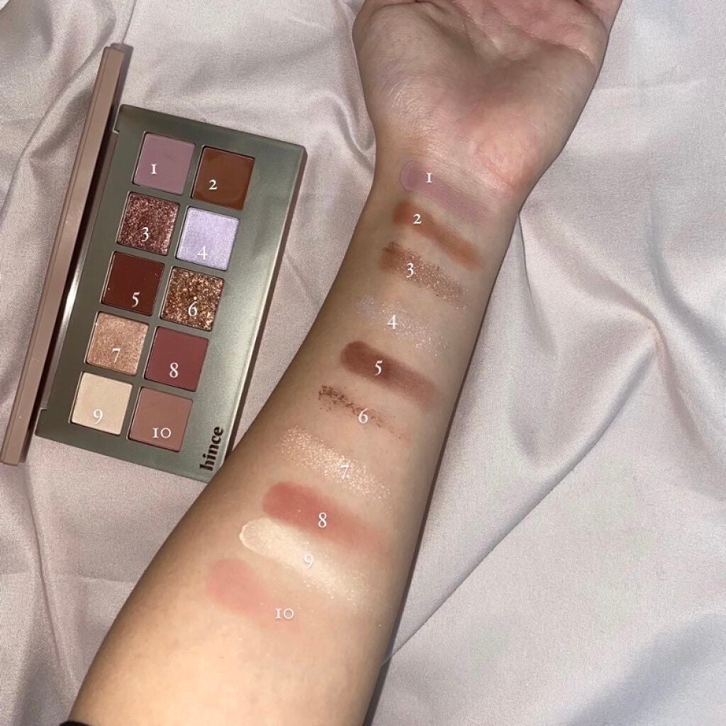 ニューデップスアイシャドウパレット/hince/アイシャドウパレットを使ったクチコミ(2枚目)