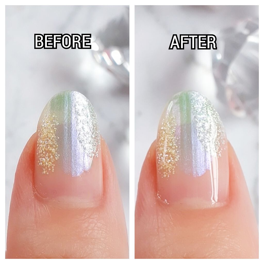 ジェルボリュームトップコート/キャンメイク/ネイルトップコートを使ったクチコミ(3枚目)