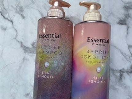エッセンシャルプレミアム バリアシャンプー・コンディショナー シルキー&スムース/エッセンシャル/市販シャンプーを使ったクチコミ(7枚目)