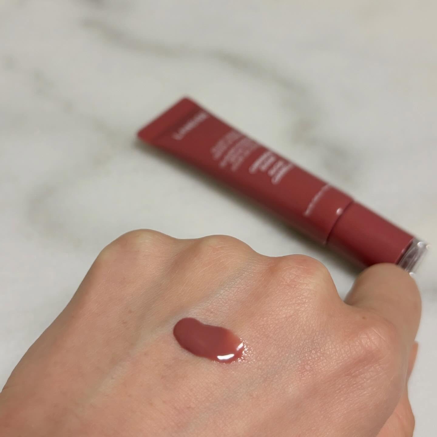 グレイズ ティントリップセラム シナモンシュガー/LANEIGE/リップ美容液を使ったクチコミ（3枚目）