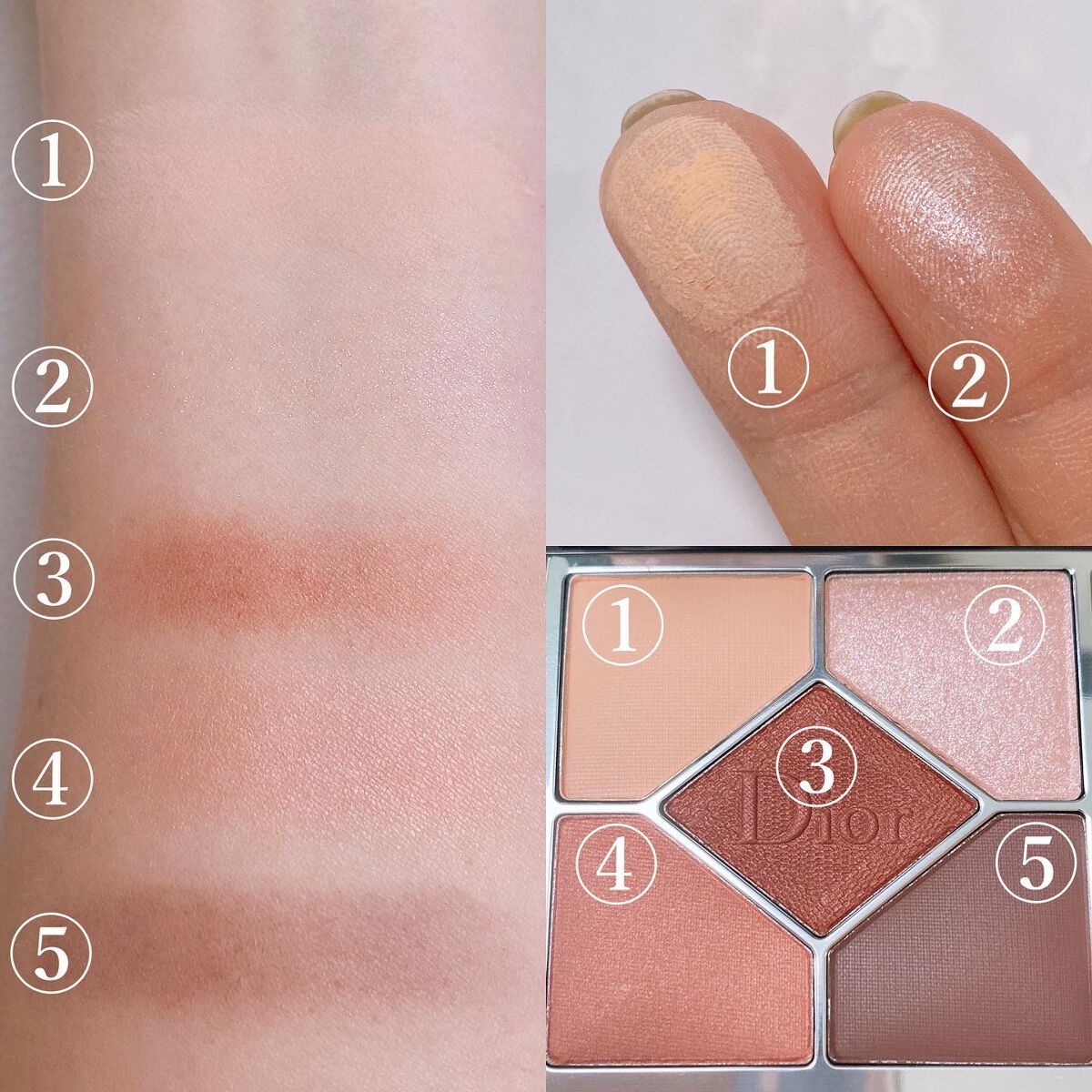 【旧】サンク クルール クチュール/Dior/アイシャドウパレットを使ったクチコミ(2枚目)