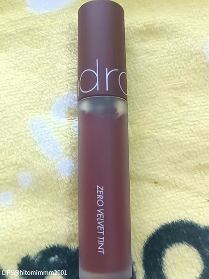 ゼロベルベットティント/rom&nd/リップティントを使ったクチコミ(5枚目)