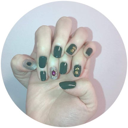 しずくネイルシール/キャンドゥ/ネイルシールを使ったクチコミ(2枚目)