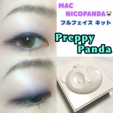 M・A・C フルフェイスキットのクチコミ「🍀MAC🍀
ニコパンダ  フルフェイスキット
プレッピーパンダ🐼 (¥6,500+tax)

.....」（1枚目）