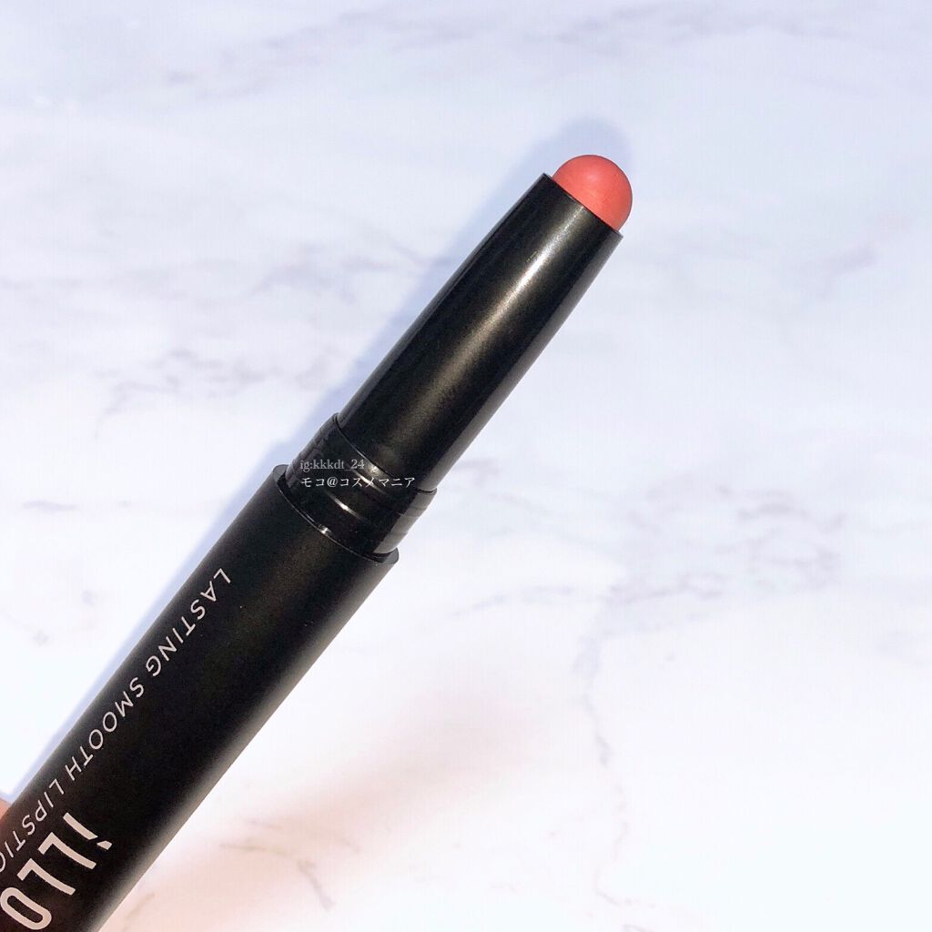 LASTING SMOOTH LIPSTICK(ラスティングスムースリップスティック)/iLLO/口紅を使ったクチコミ（3枚目）