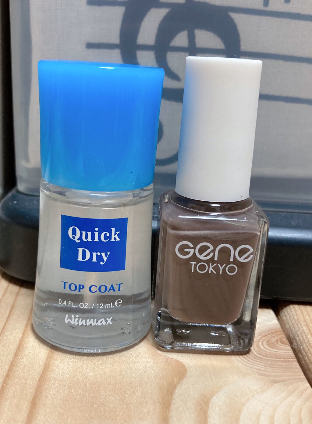 ウィンマックス クイックドライ トップコート/DAISO/ネイルトップコートを使ったクチコミ（3枚目）