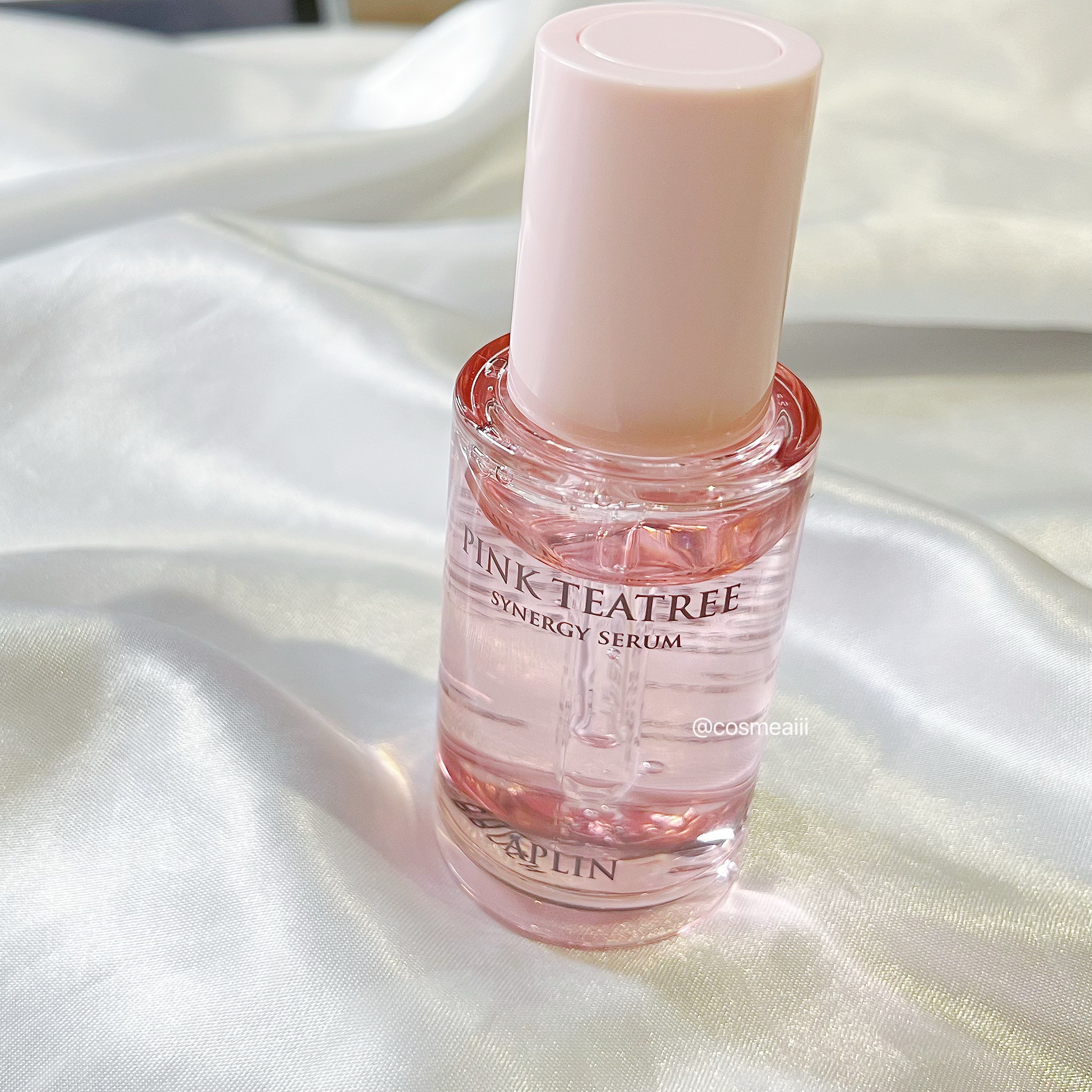 ピンクティーツリーシナジーセラム/APLIN/美容液を使ったクチコミ（3枚目）