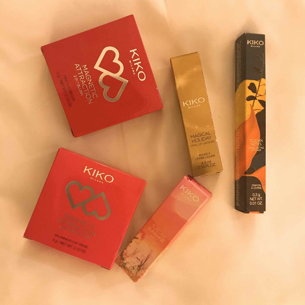 MAGICAL HOLIDAY SMOKY EYESHADOW QUAD/KIKO/アイシャドウパレットを使ったクチコミ(1枚目)