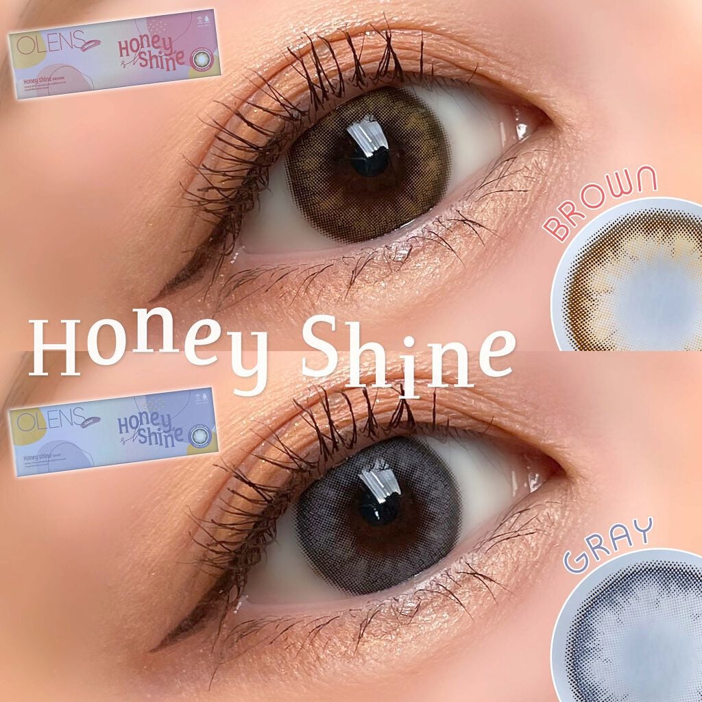 ハニーシャイン/OLENS/カラーコンタクトレンズを使ったクチコミ(1枚目)