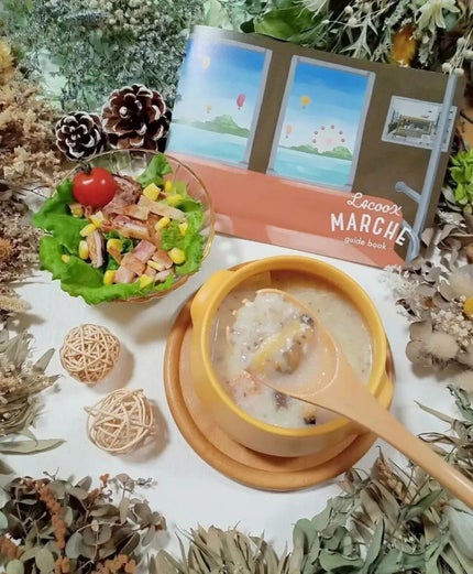 もち麦スープ/ラコックマルシェ/低糖質食品を使ったクチコミ(4枚目)