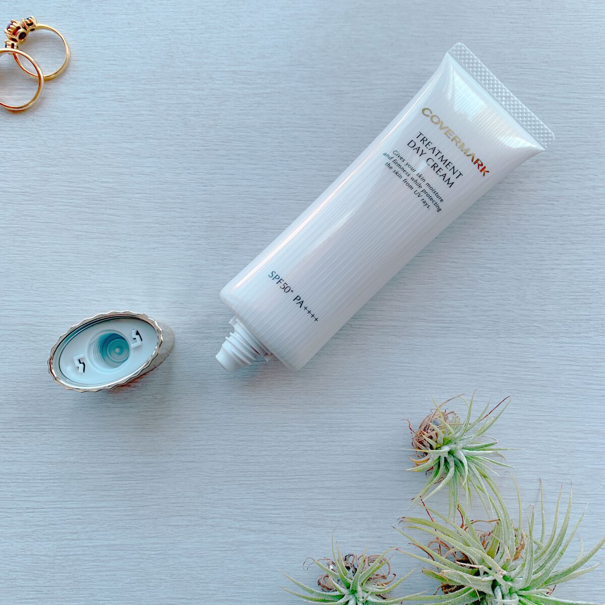 トリートメント デイ クリーム/COVERMARK/日焼け止めクリームを使ったクチコミ(2枚目)