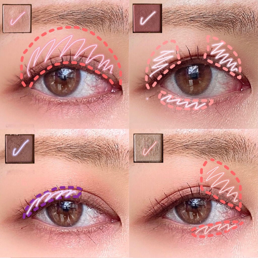 アイプランナー/excel/単色アイシャドウを使ったクチコミ(5枚目)