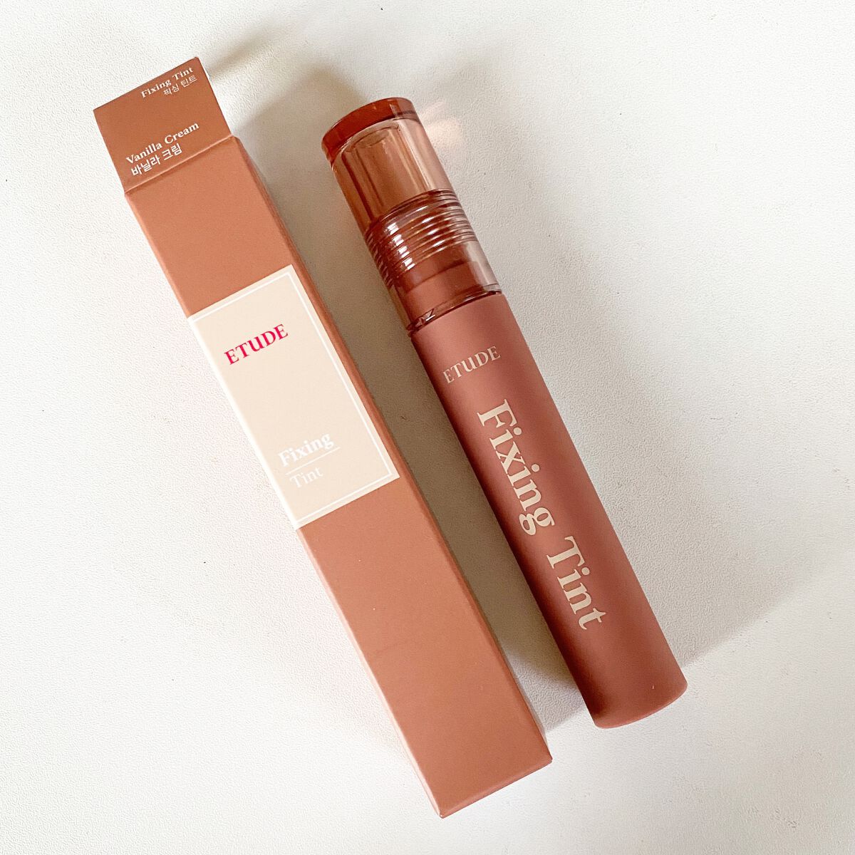 フィクシングティント バニラクリーム/ETUDE/リップティントを使ったクチコミ（1枚目）