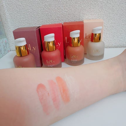 3S カラーセラム/LoNLy /リキッドチークを使ったクチコミ(3枚目)