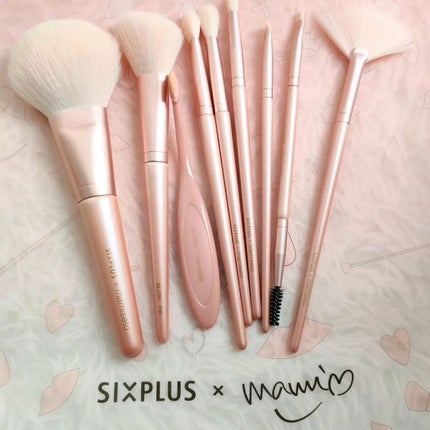 SIXPLUS×mamiseto メイクブラシ9本セット/SIXPLUS/メイクブラシを使ったクチコミ(2枚目)