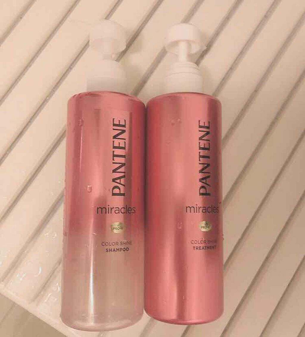 ミラクルズ カラーシャイン シャンプー/トリートメント/パンテーン/市販シャンプーを使ったクチコミ(1枚目)