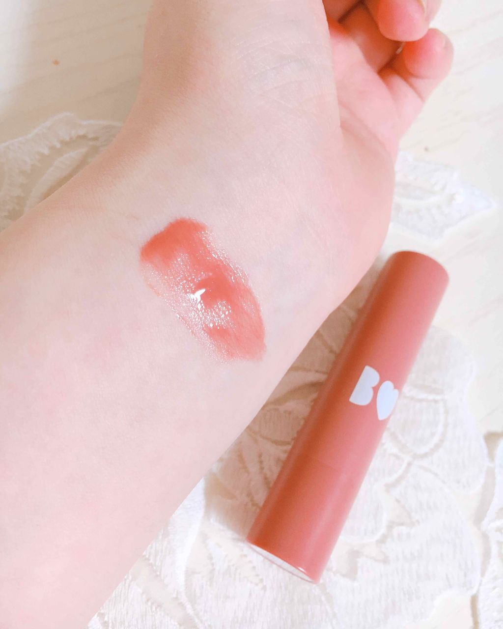 つやぷるリップR/b idol/口紅を使ったクチコミ(3枚目)