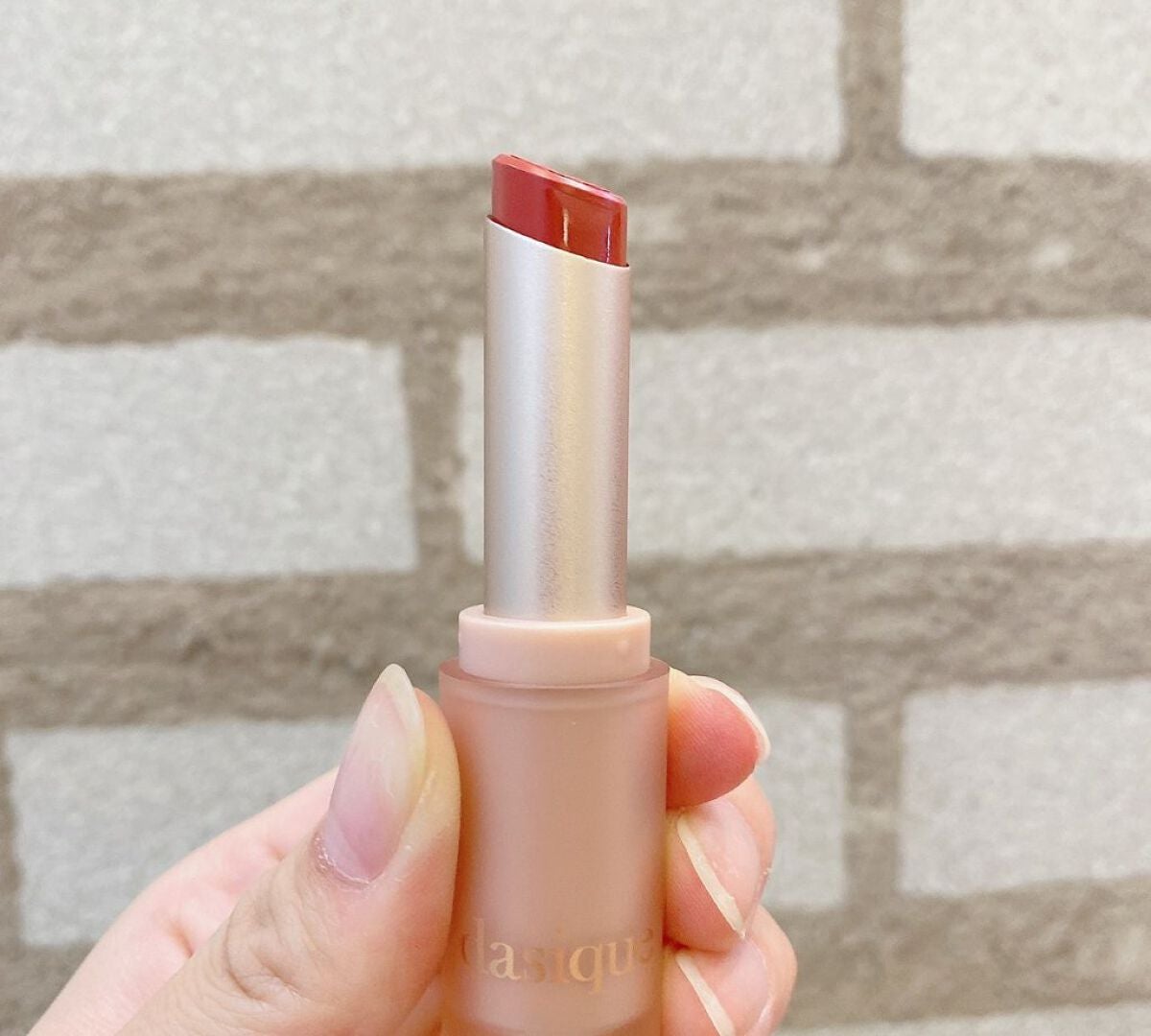 ムードグロウリップスティック/dasique/口紅を使ったクチコミ(2枚目)