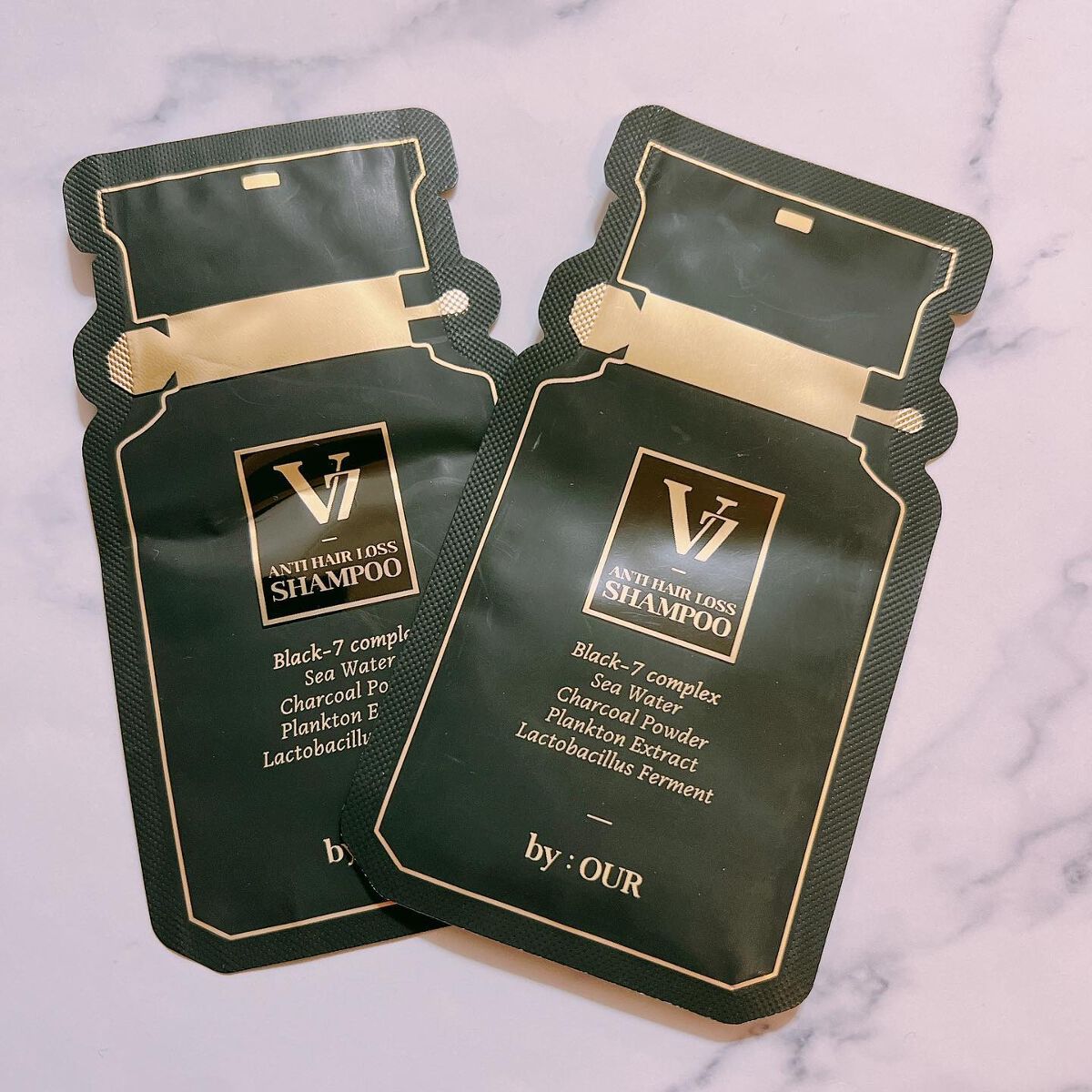 V7 スーパーウォーター ヘアエッセンス/by : OUR/アウトバストリートメントを使ったクチコミ（2枚目）