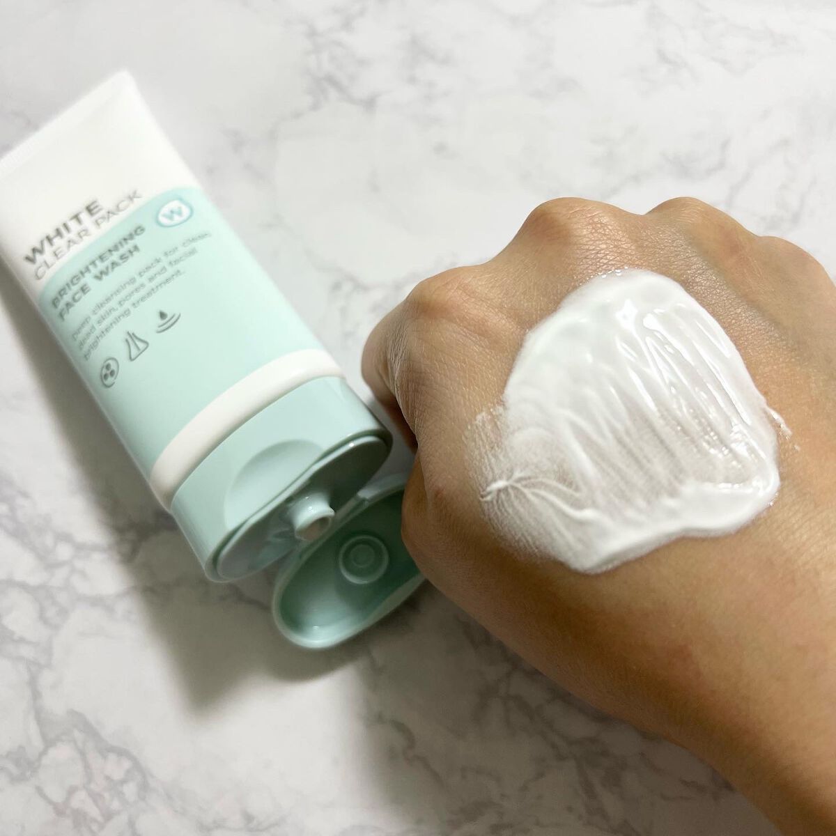 W・ホワイトクリアパック/ホワイピュア/洗い流すパック・マスクを使ったクチコミ（2枚目）