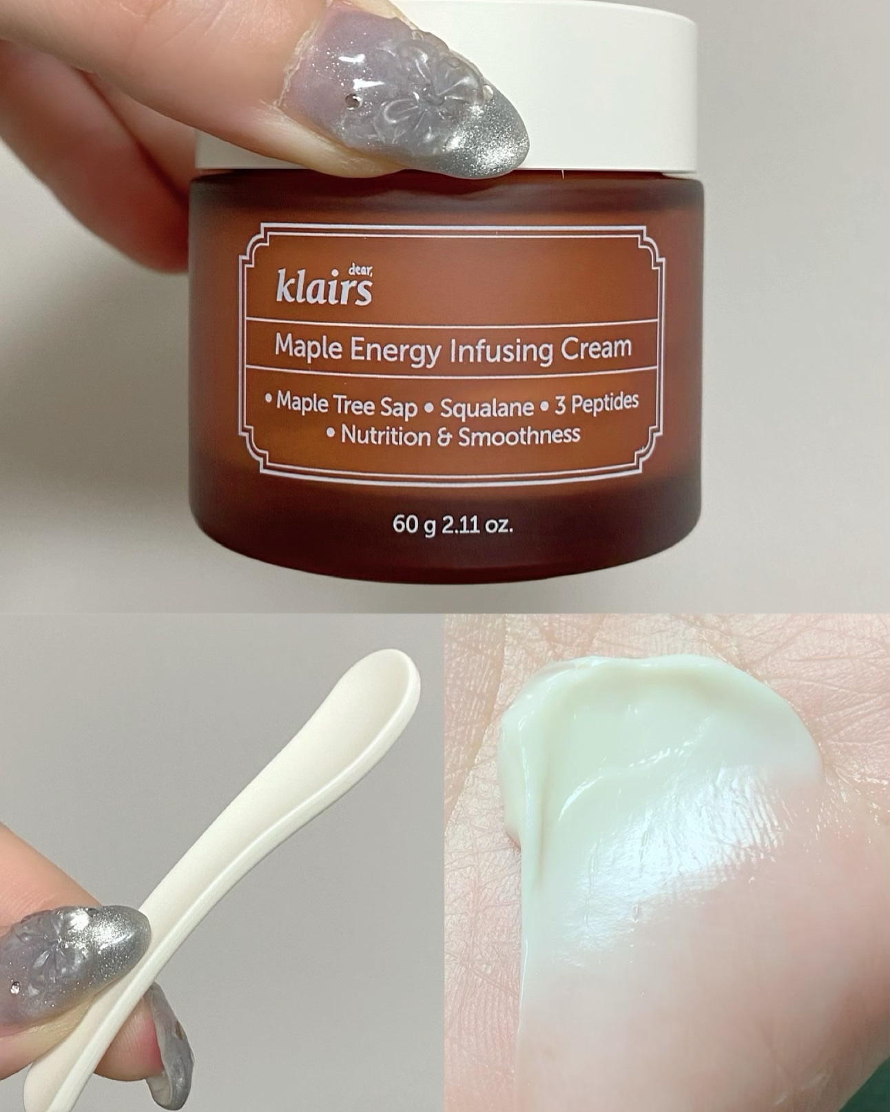 メープルエナジーインフュージングクリーム/Klairs/フェイスクリームを使ったクチコミ（3枚目）
