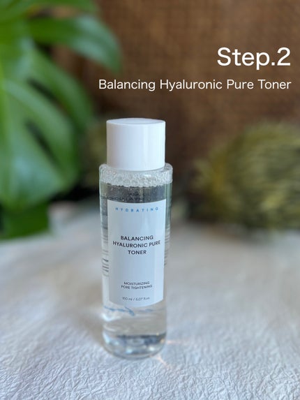 バランシング ヒアルロニック ピュア トナー/Roume/化粧水を使ったクチコミ(4枚目)