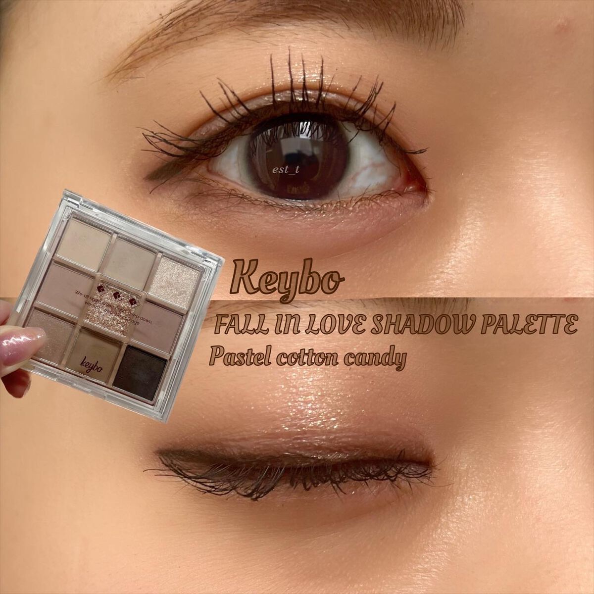 KEYBO FALL IN LOVE SHADOW PALETTE/keybo/アイシャドウパレットを使ったクチコミ(1枚目)