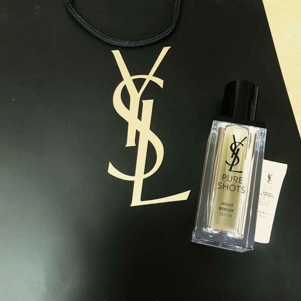 ピュアショット ナイト リチャージセラム/YVES SAINT LAURENT BEAUTE/美容液を使ったクチコミ（1枚目）