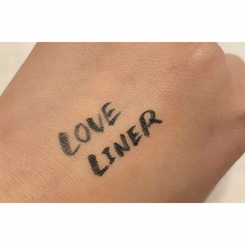 ラブ・ライナー リキッド グリッターコレクション/ラブ・ライナー/リキッドアイライナーを使ったクチコミ（3枚目）