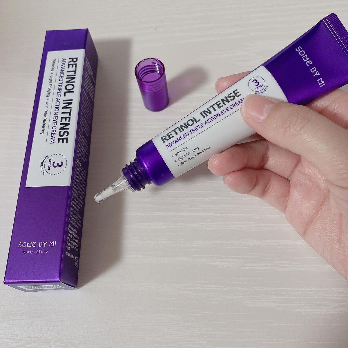 レチノールインテンシブ アドバンスドトリプルアクションアイクリーム/SOME BY MI/アイケア・アイクリームを使ったクチコミ(2枚目)