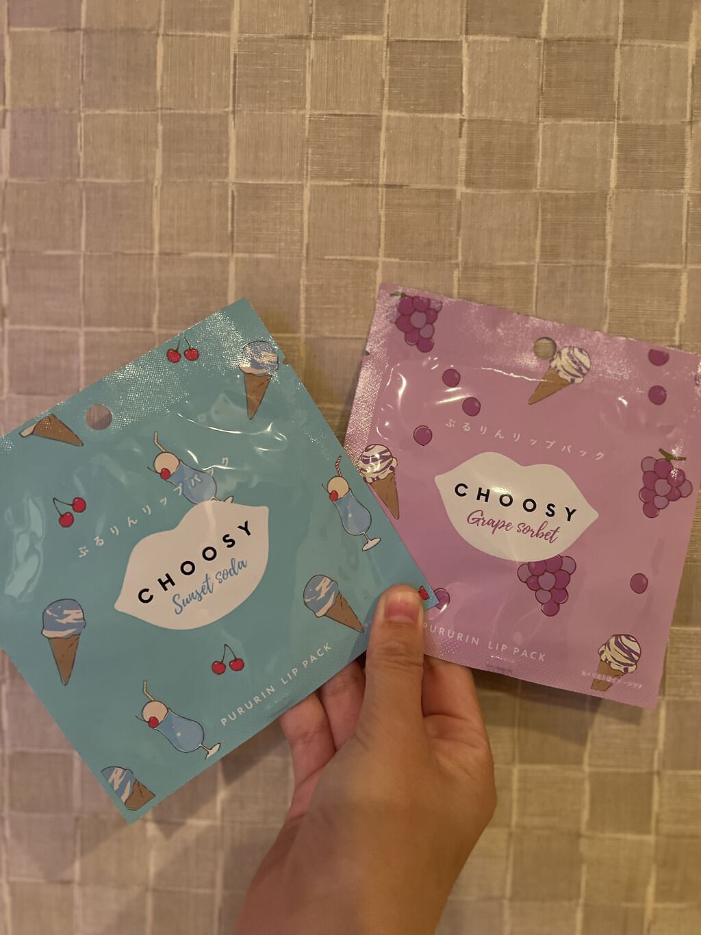 ハイドロゲルリップパック LP６９/CHOOSY/シートマスク・パックを使ったクチコミ（1枚目）