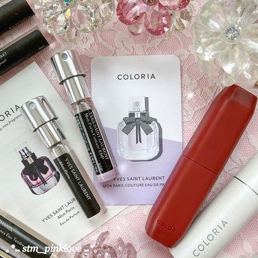 YVES SAINT LAURENT BEAUTE モン パリクチュール オーデパルファムのクチコミ「
毎月届くカラリア @coloria_magazine の
香りの定期便🙈🌸
⁡
12月分のが.....」（2枚目）