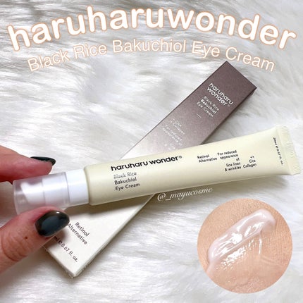ブラックライスバクチオールアイクリーム/haruharu wonder/アイケア・アイクリームを使ったクチコミ(1枚目)