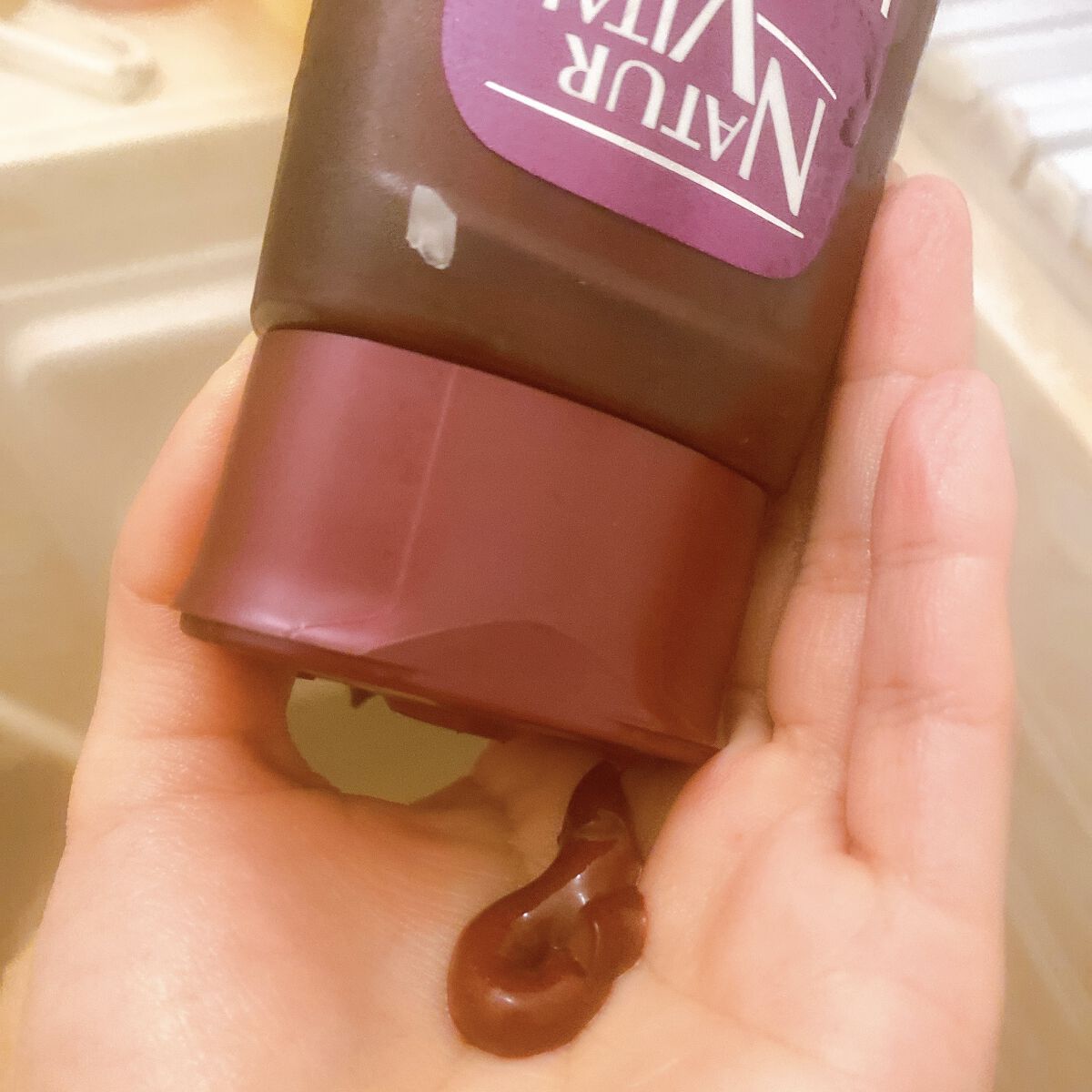 カラーセーフ ヘアマスクN/ナチュールバイタル/ヘアカラーを使ったクチコミ（3枚目）