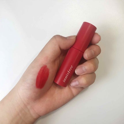 ビビッドコットン インクティント/innisfree/口紅を使ったクチコミ(3枚目)