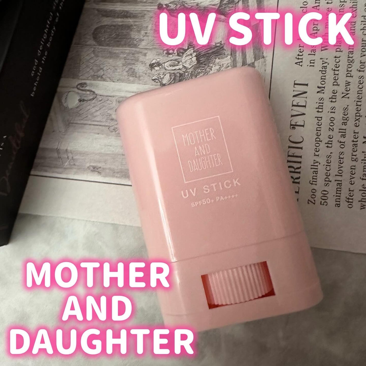 クリアUVスティック/Mother&Daughter/日焼け止めスティックを使ったクチコミ(1枚目)