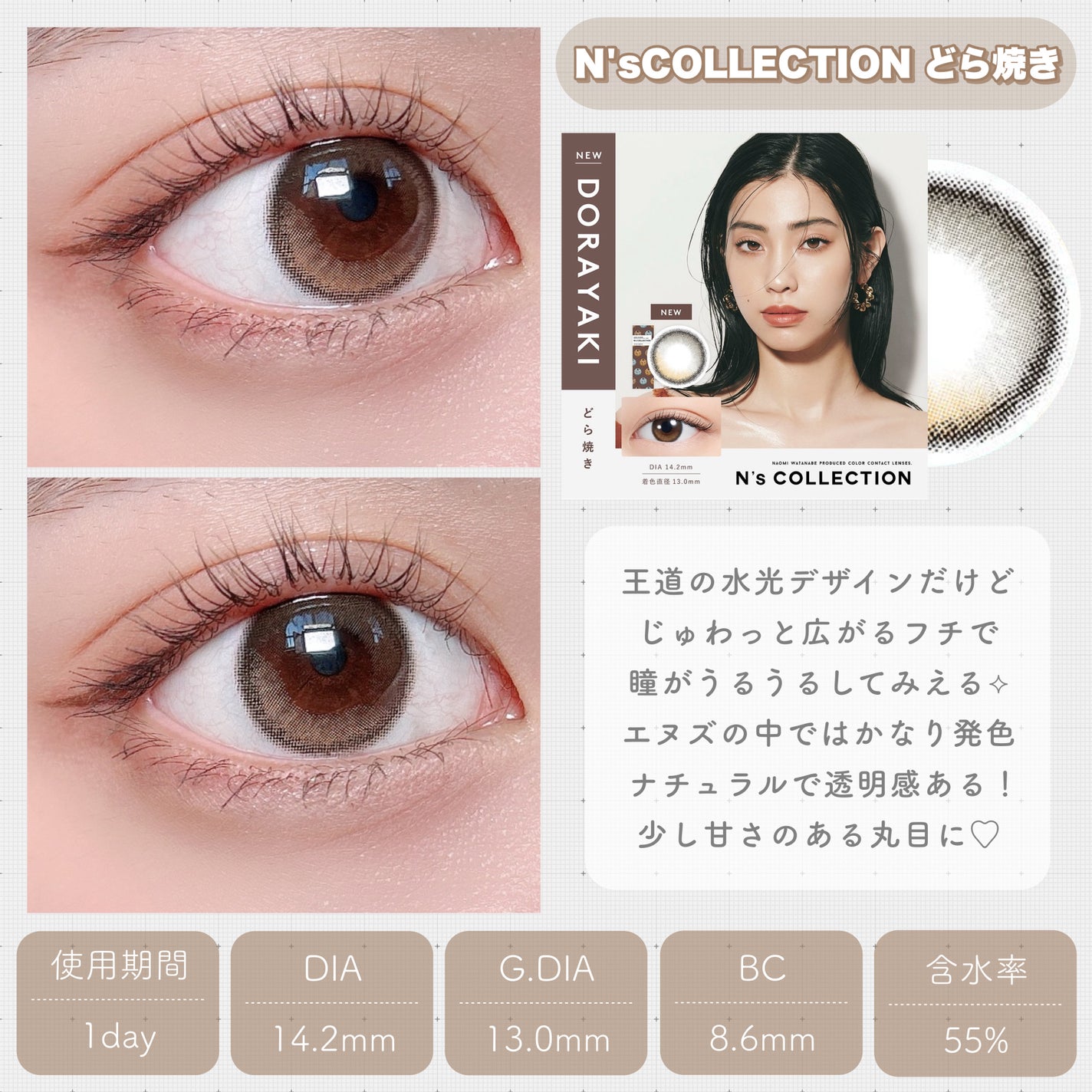 N’s COLLECTION 1day/N’s COLLECTION/ワンデー(1DAY)カラコンを使ったクチコミ(2枚目)