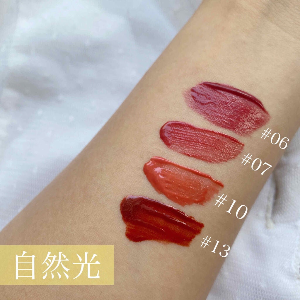 ジューシーラスティングティント/rom&nd/リップティントを使ったクチコミ(3枚目)