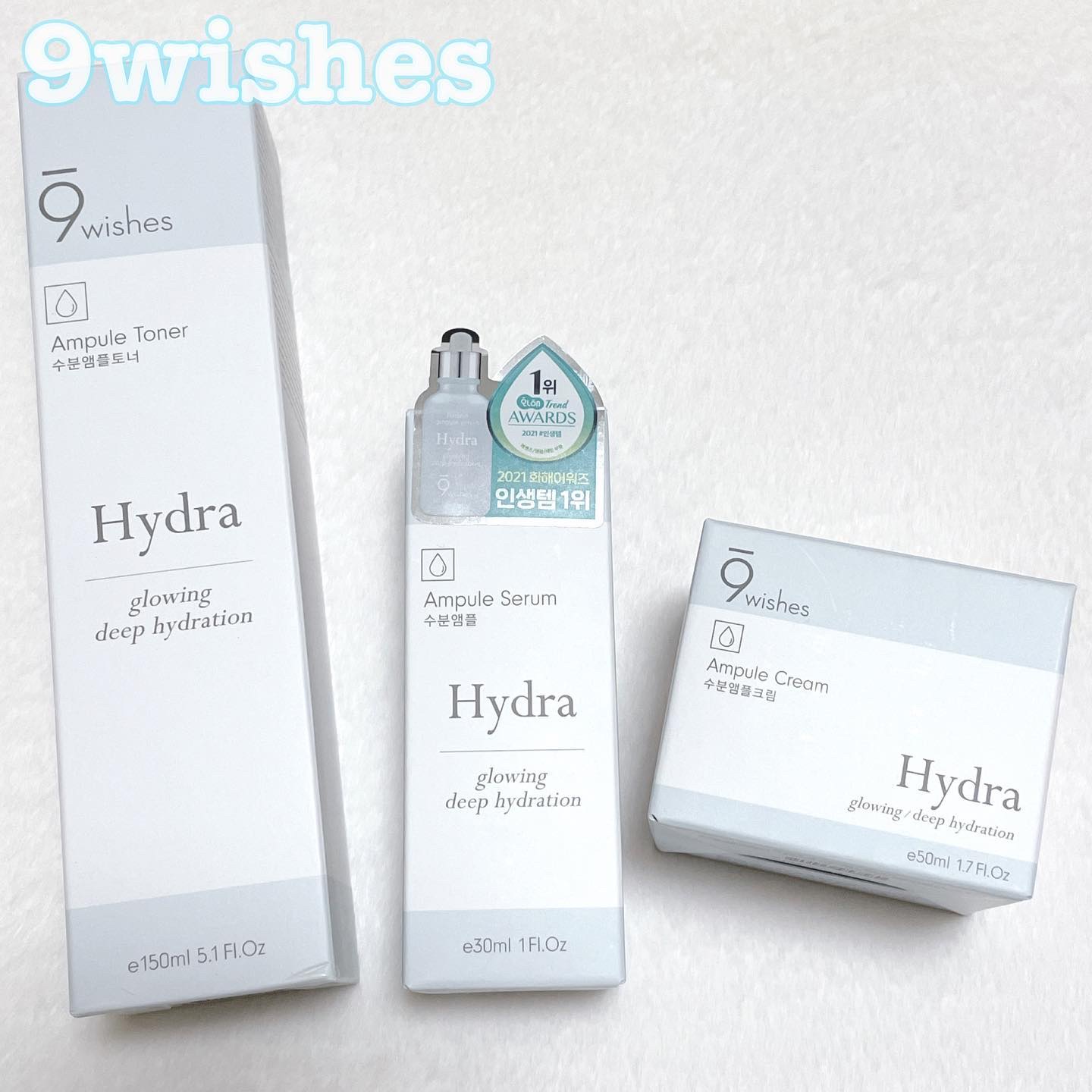 ハイドラアンプルトナー/9Wishes/化粧水を使ったクチコミ（1枚目）