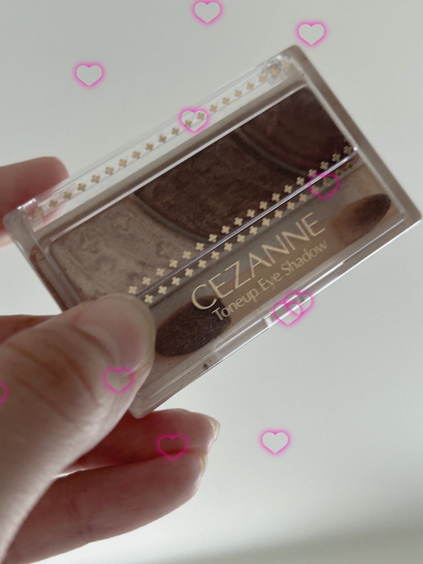 トーンアップアイシャドウ/CEZANNE/アイシャドウパレットを使ったクチコミ(1枚目)
