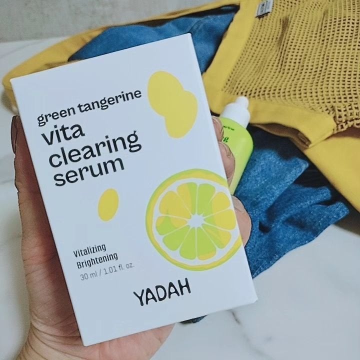青みかんビタセラム/YADAH/美容液を使ったクチコミ(3枚目)