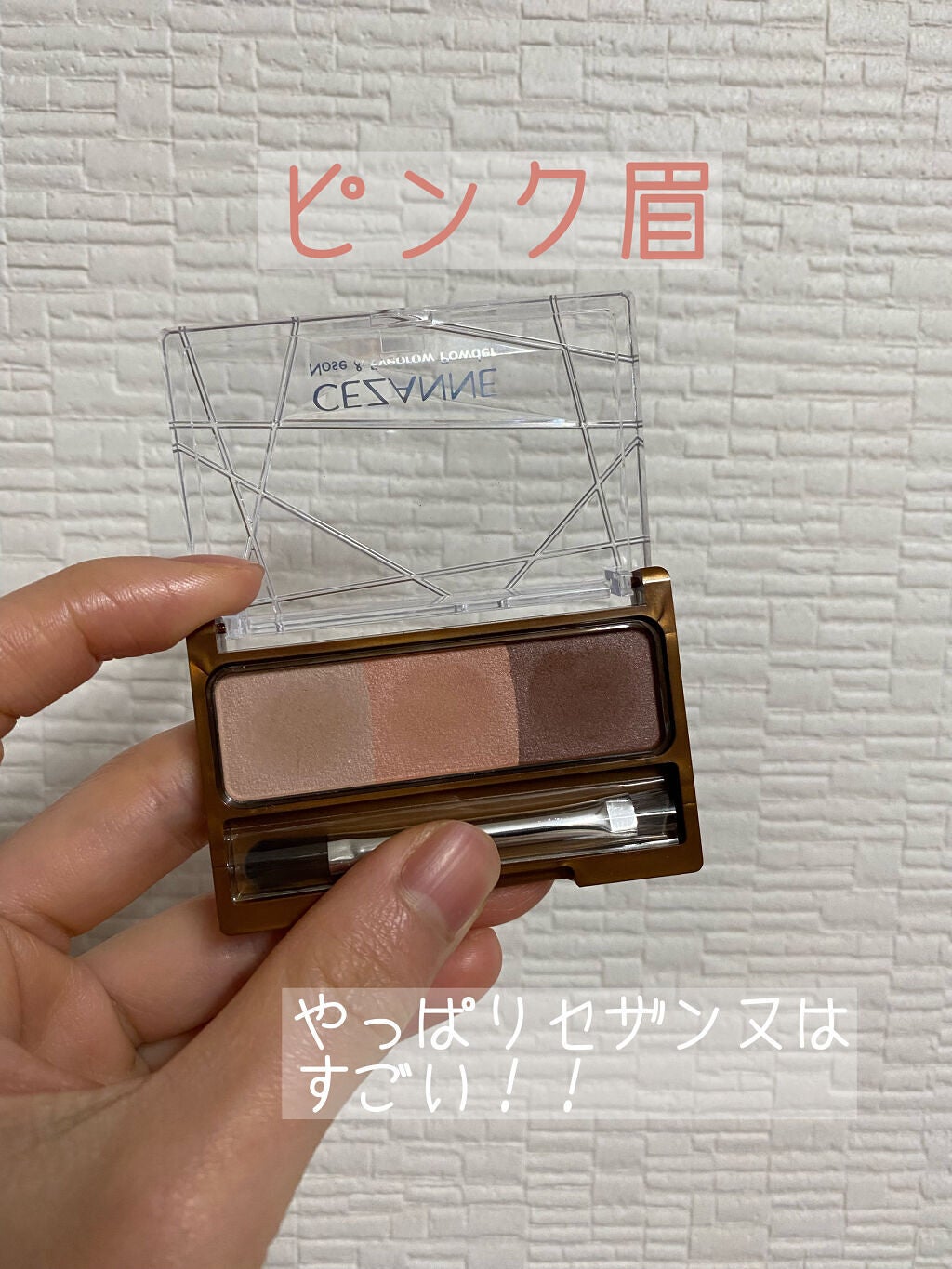 ノーズ&アイブロウパウダー/CEZANNE/パウダーアイブロウを使ったクチコミ(1枚目)