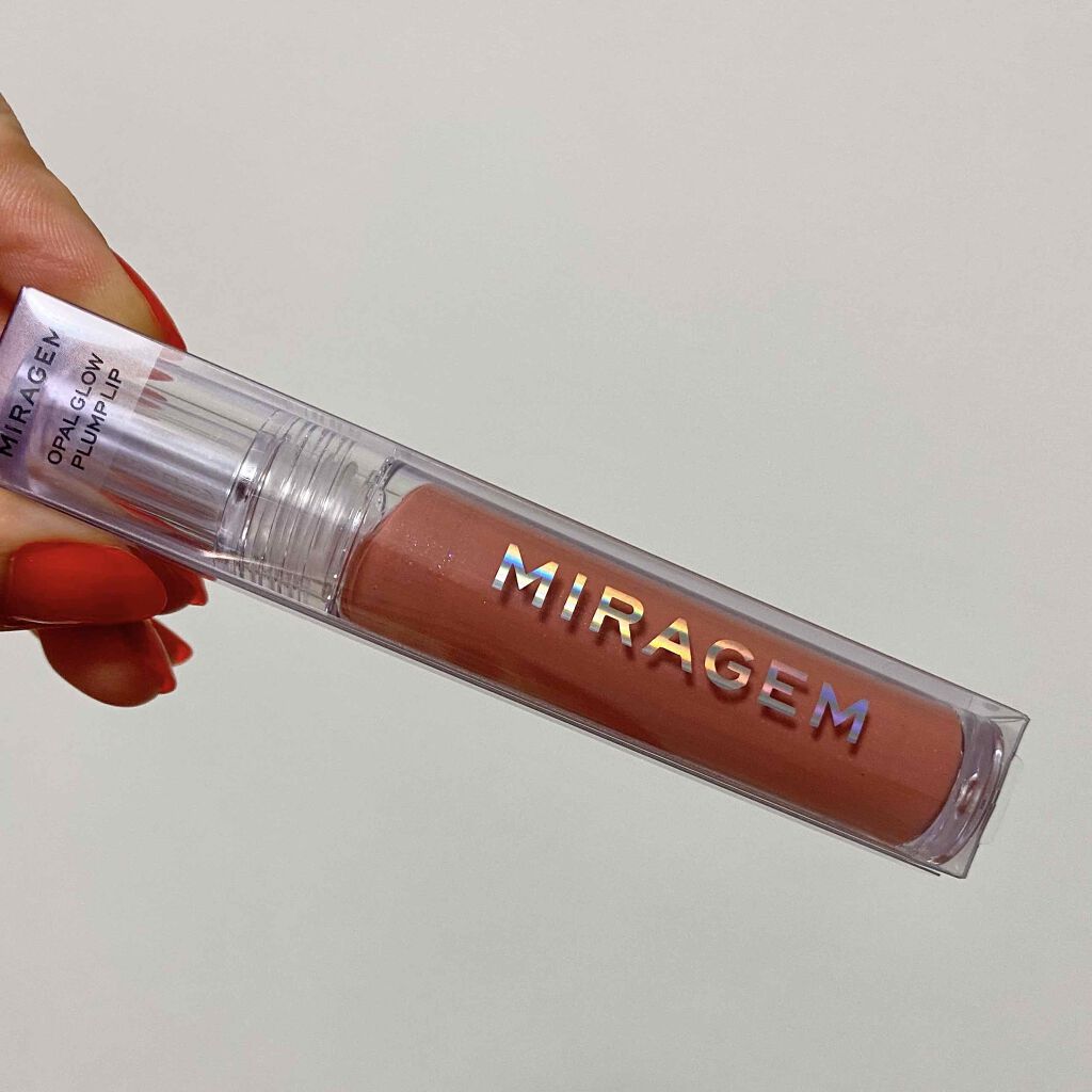 オパールグロープランプリップ/MIRAGEM/リップグロスを使ったクチコミ(1枚目)