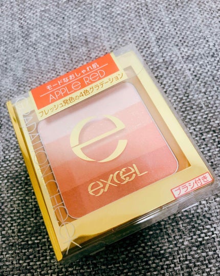 グラデーションチーク N/excel/パウダーチークを使ったクチコミ(1枚目)