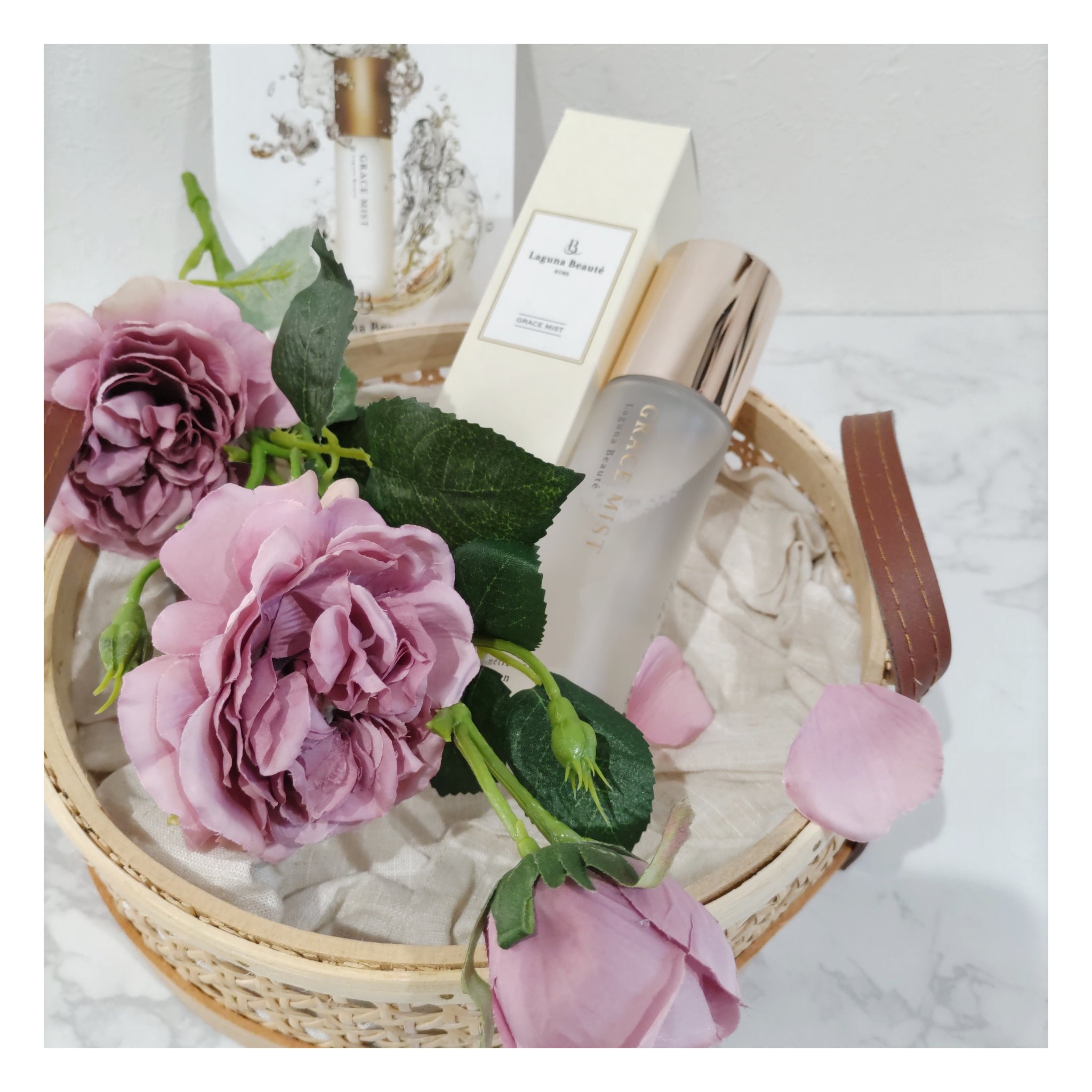 ❁GRACE MIST❁
　　　
❝保湿しながら、艶肌コンディションへと導くためのエッセンスローション❞　
　
GRACE MISTは手応えのあるスキンケアを叶えるために開発されたブースターコスメ🥺✨　　
最先端の技術で、後からつけるスキ