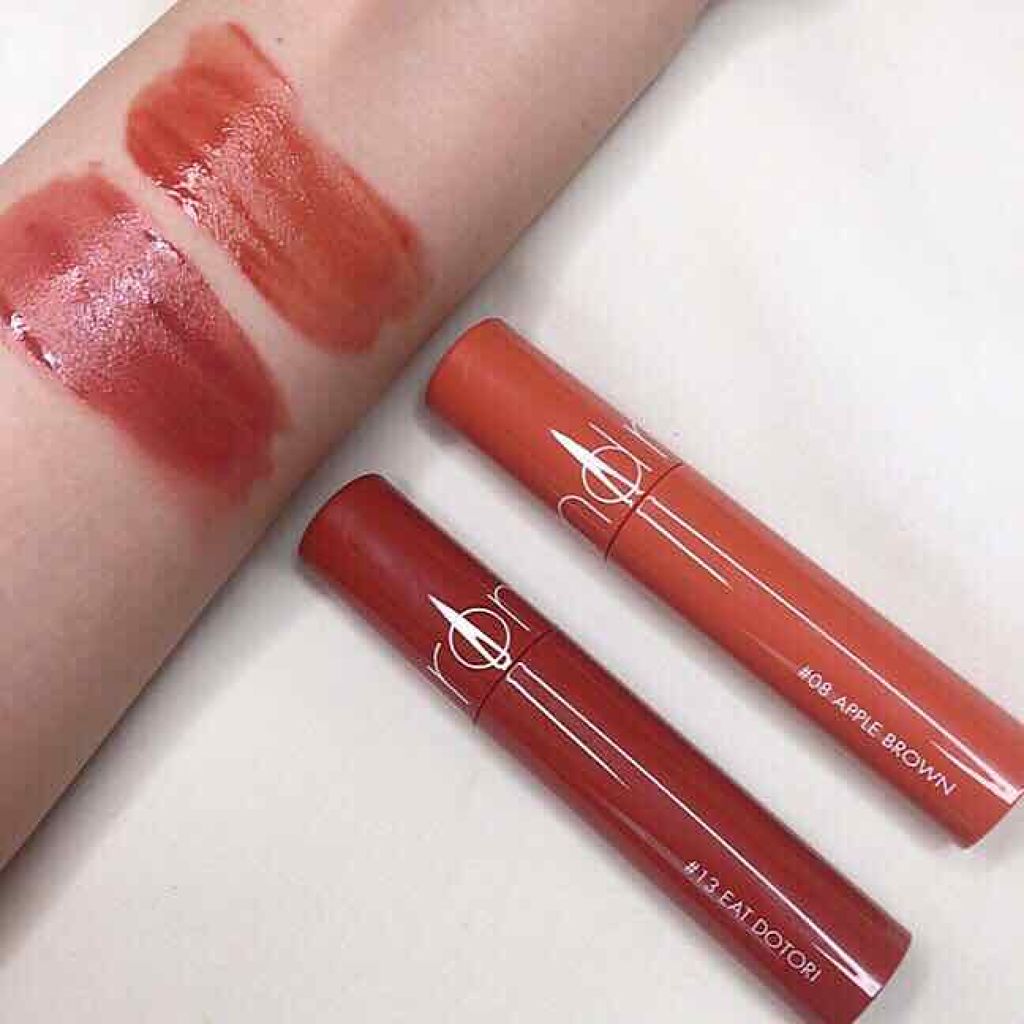 ジューシーラスティングティント/rom&nd/リップティントを使ったクチコミ（1枚目）