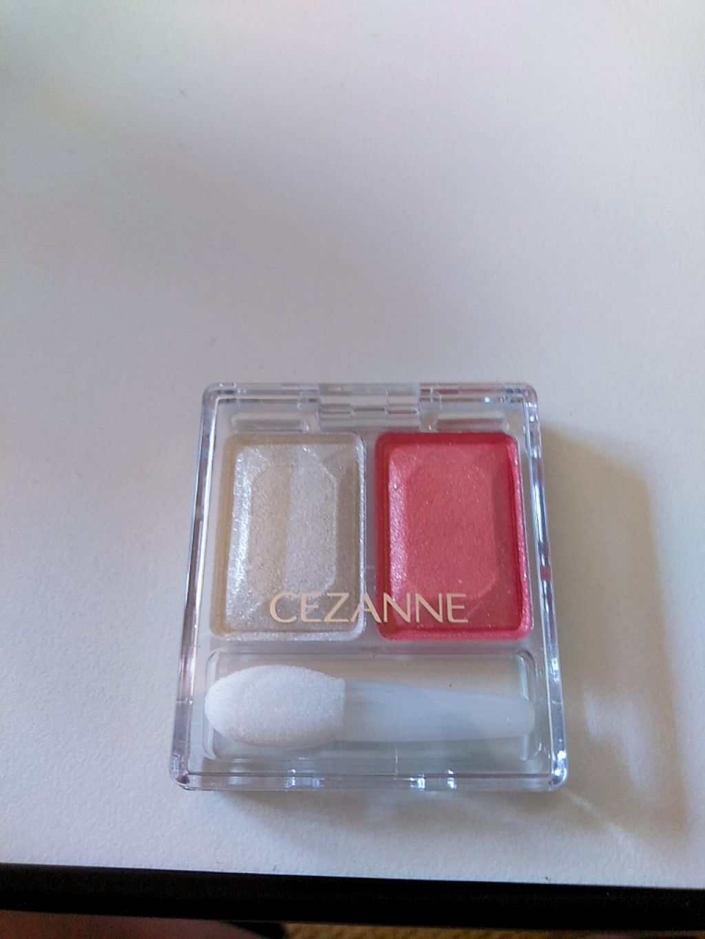 ツーカラー アイシャドウ ラメシリーズ/CEZANNE/アイシャドウパレットを使ったクチコミ(1枚目)